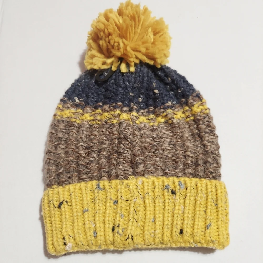 New Winter Thick Knit Beanie Hat Women Mustard Camel Soft Warm Lined Winter Hat